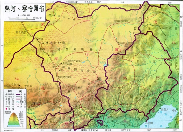 位于目前河北省,辽宁省和内蒙古自治区交界地带.图片